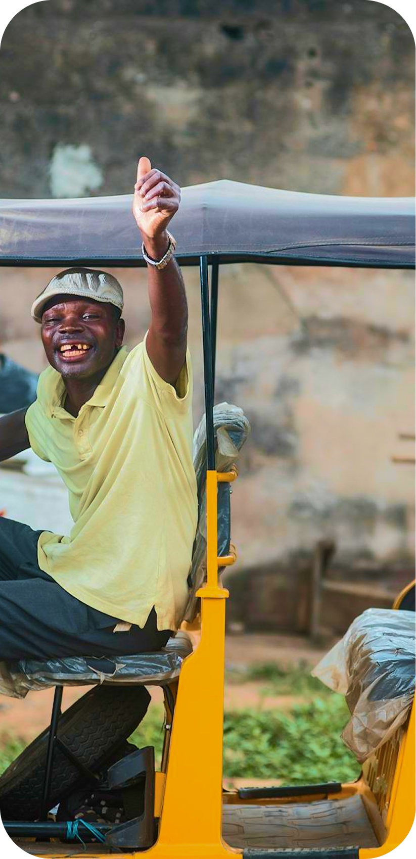 Tricycle driver
